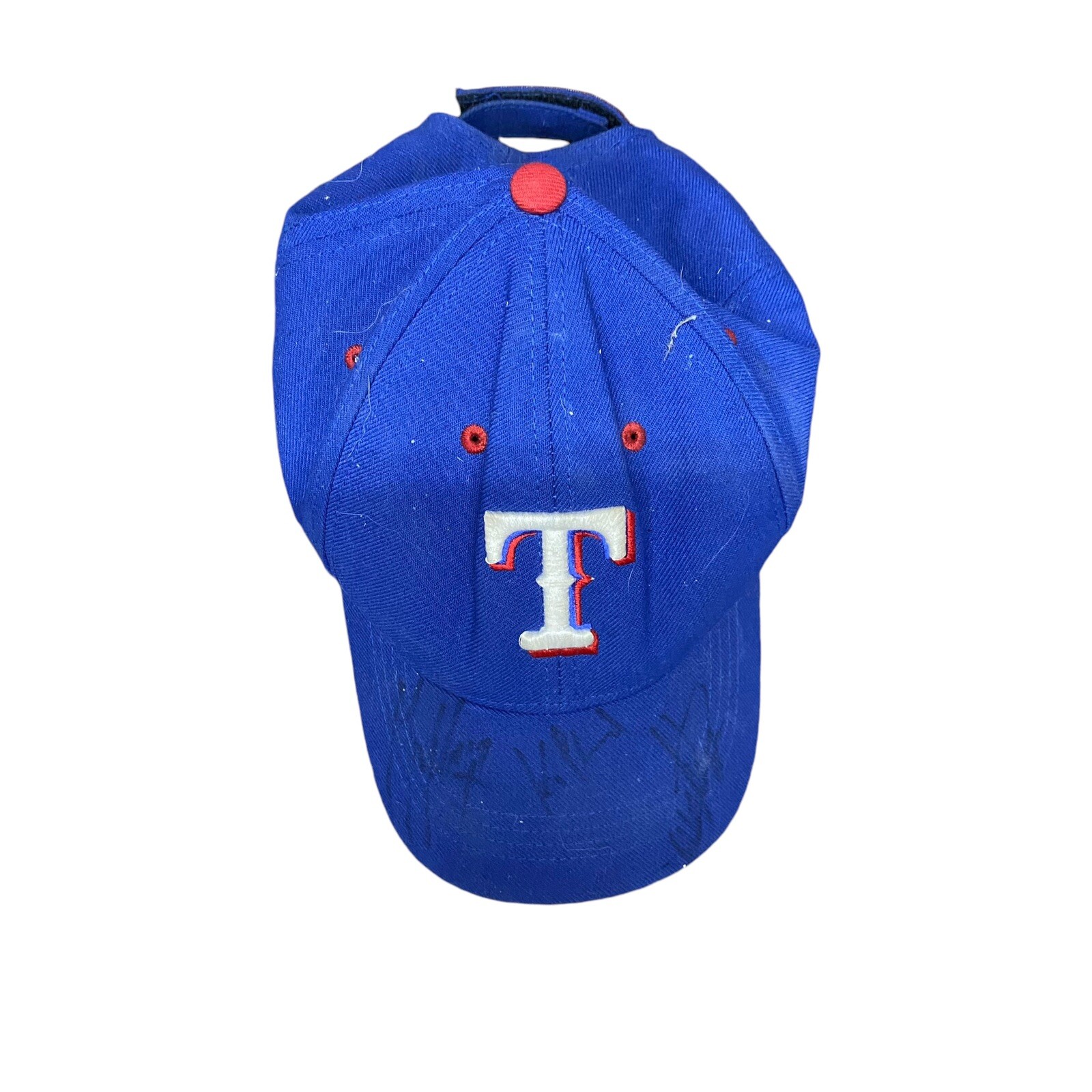 Texas Rangers Hat Signed