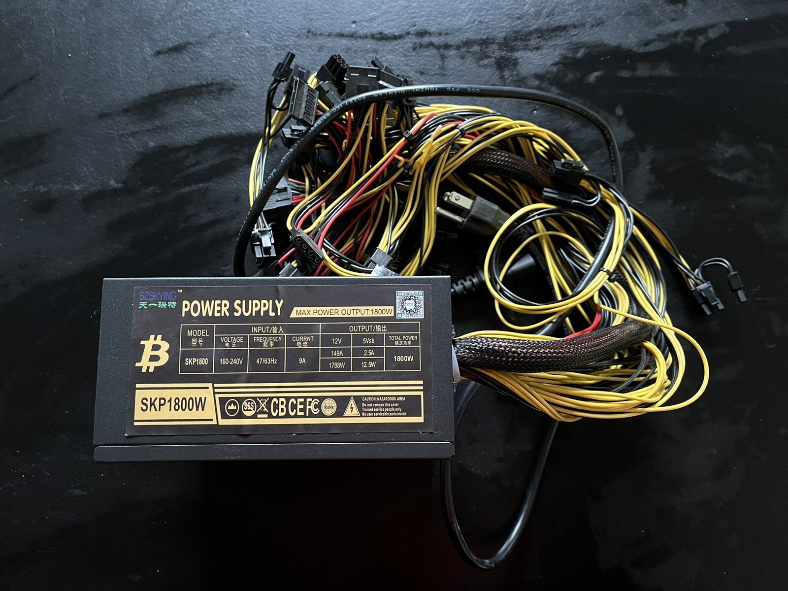 Modular Power Supply 1800W for 8GPU