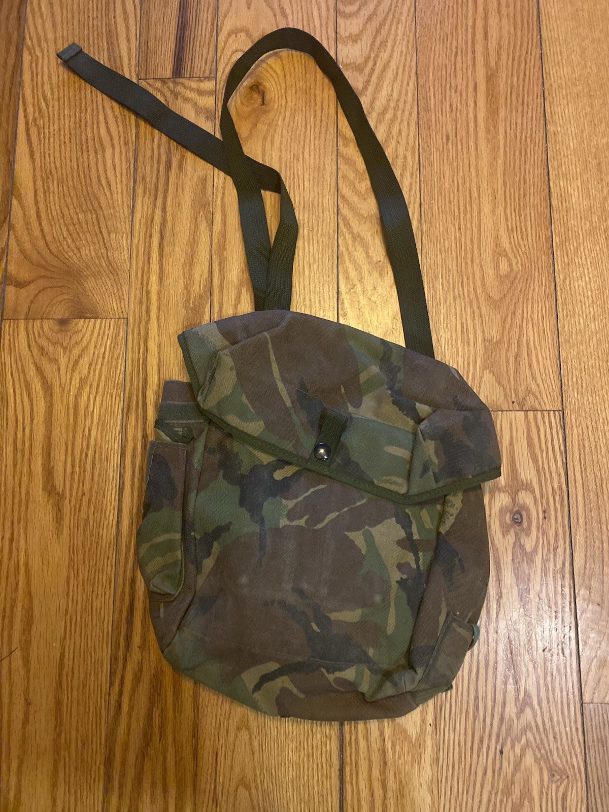 British Military DPM Camo Haversack Gas Mask Shoulder Dispatch Bag Satchel Pouch