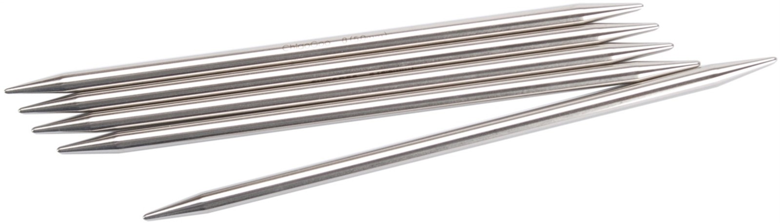 ChiaoGoo Double Point Stainless Knitting Needles 6" 5/Pkg-Size 7/4.5mm
