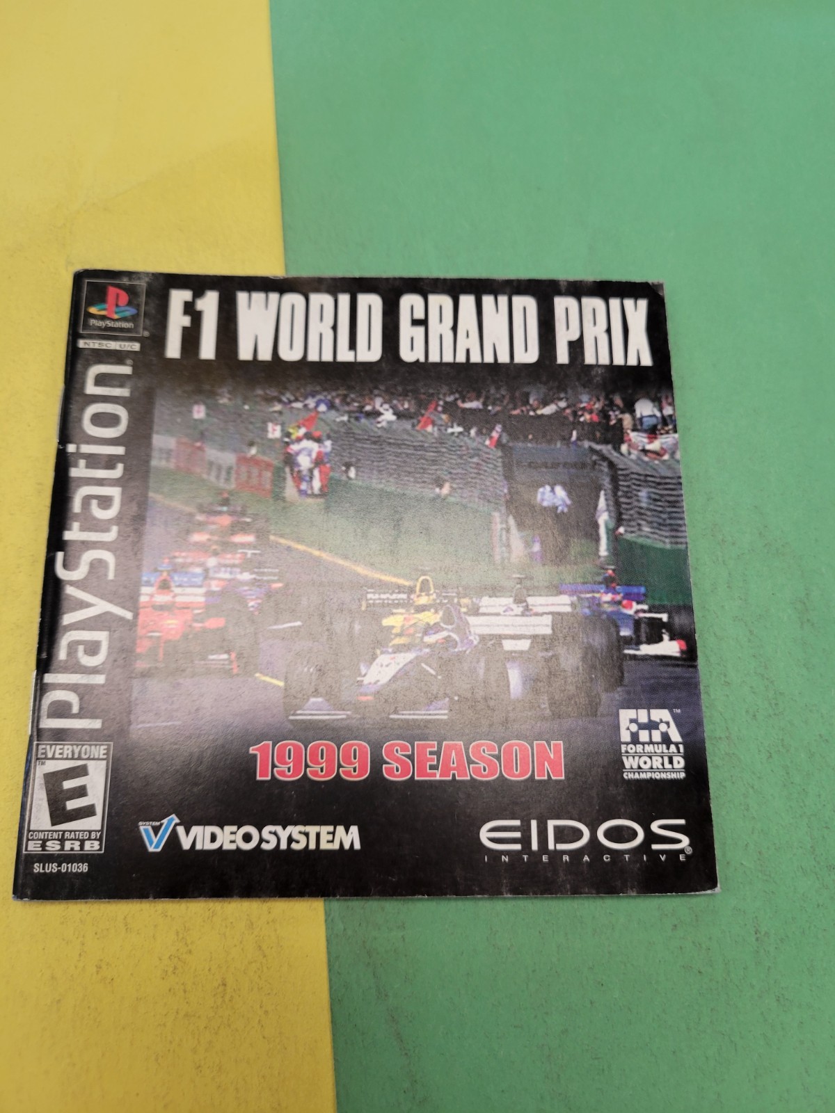 F1 World Grand Prix: 1999 Season - Sony PlayStation - 2000 - Manual Only