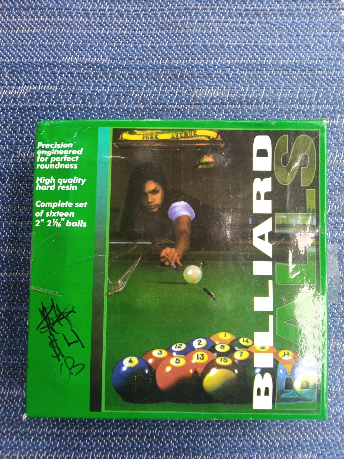  Billiards Pool Ball 2-1/16" Complete Set. High Quality Hard Resin. New in Box. 