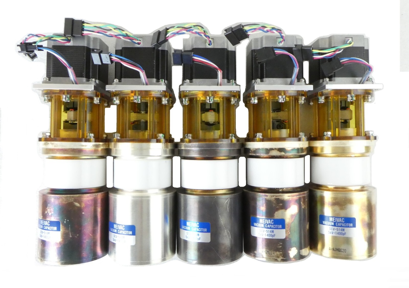 Meivac SCV-514M Vacuum Variable Capacitor RF Matcher PK266-03A Lot of 5 Working