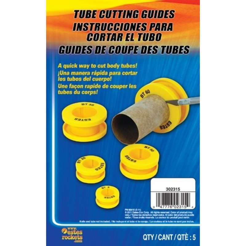 Estes 2315 Model Rocket Tube Cutting Guides