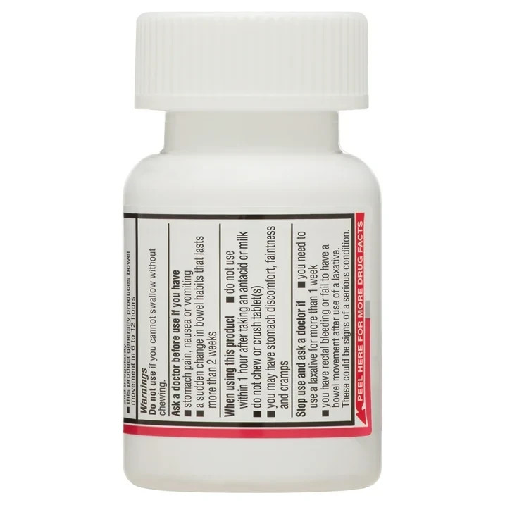 Equate Gentle Laxative Tablets for Constipation, 100 Count, Bisacodyl 5 mg