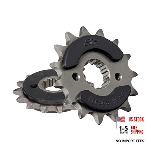 Sprockets F308.15RB 15 Tooth Rubber Cushioned Front Countershaft Sprocket