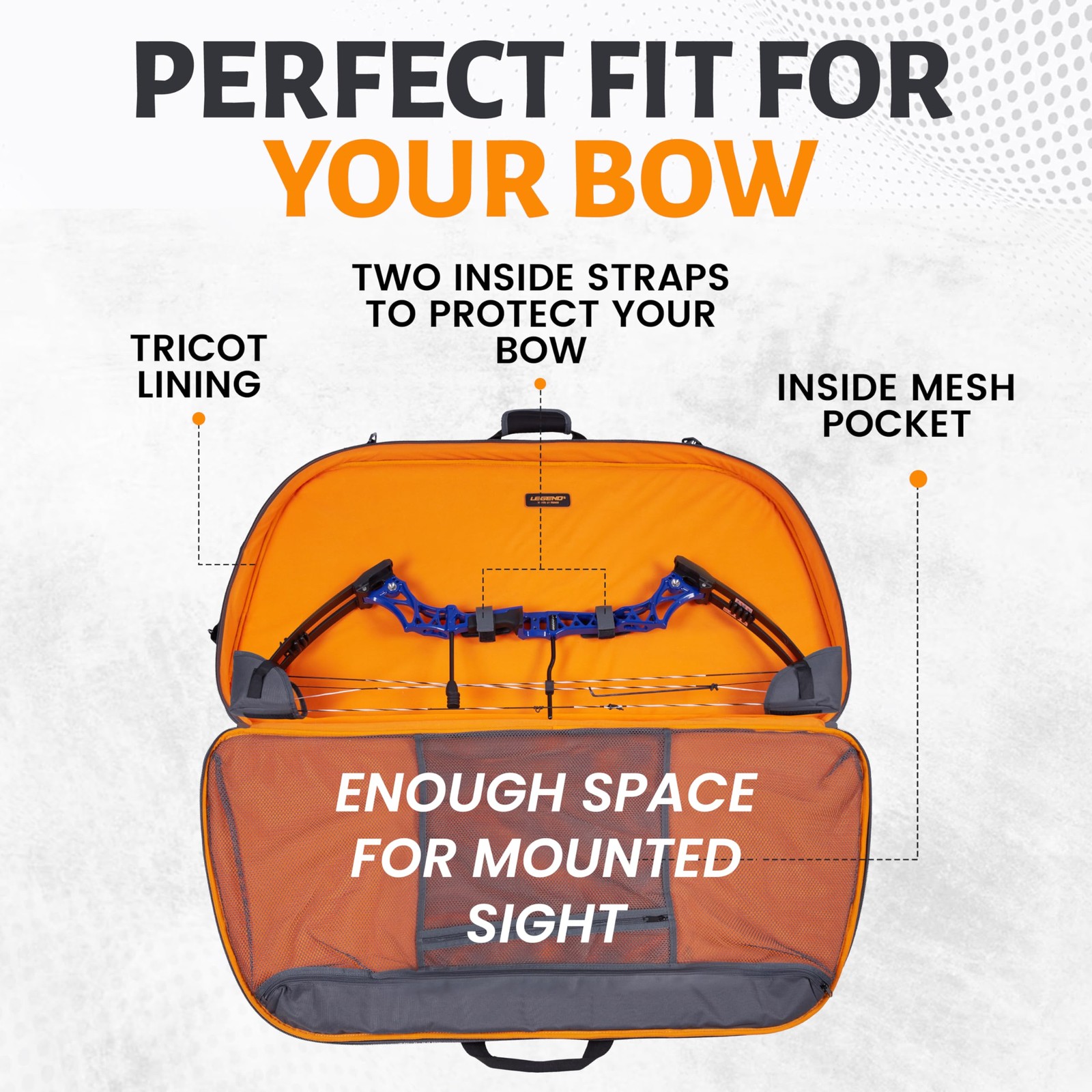 Numa Premium Compound Bow Case - Durable Archery Case with Large Capacity, Co...