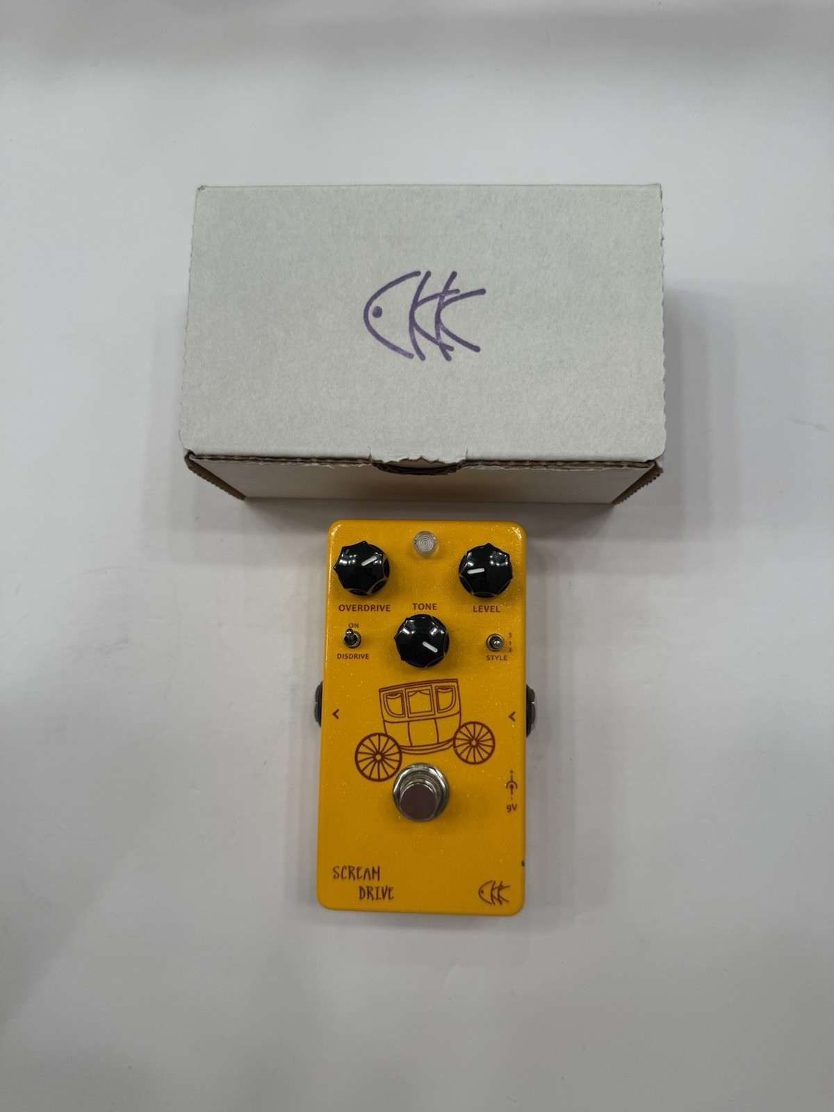 CKK Electronic Scream Drive Overdrive Guitar Effect Pedal + Original Box