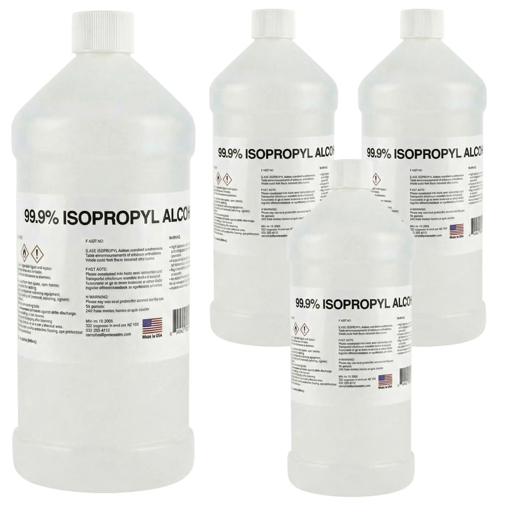 99% Pure Isopropyl Alcohol, 99 Percent IPA 1 Gallon, USP Grade, Made in The U...