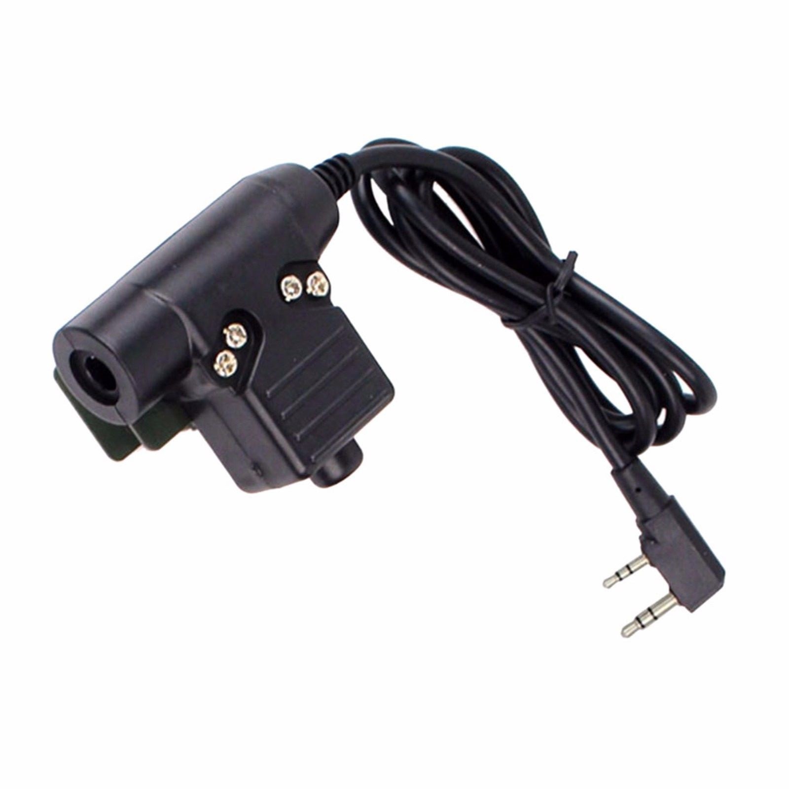 1Pc Replacement U94 PTT Adapter For REAL STEAL RS Headsets For KENWOOD Plug