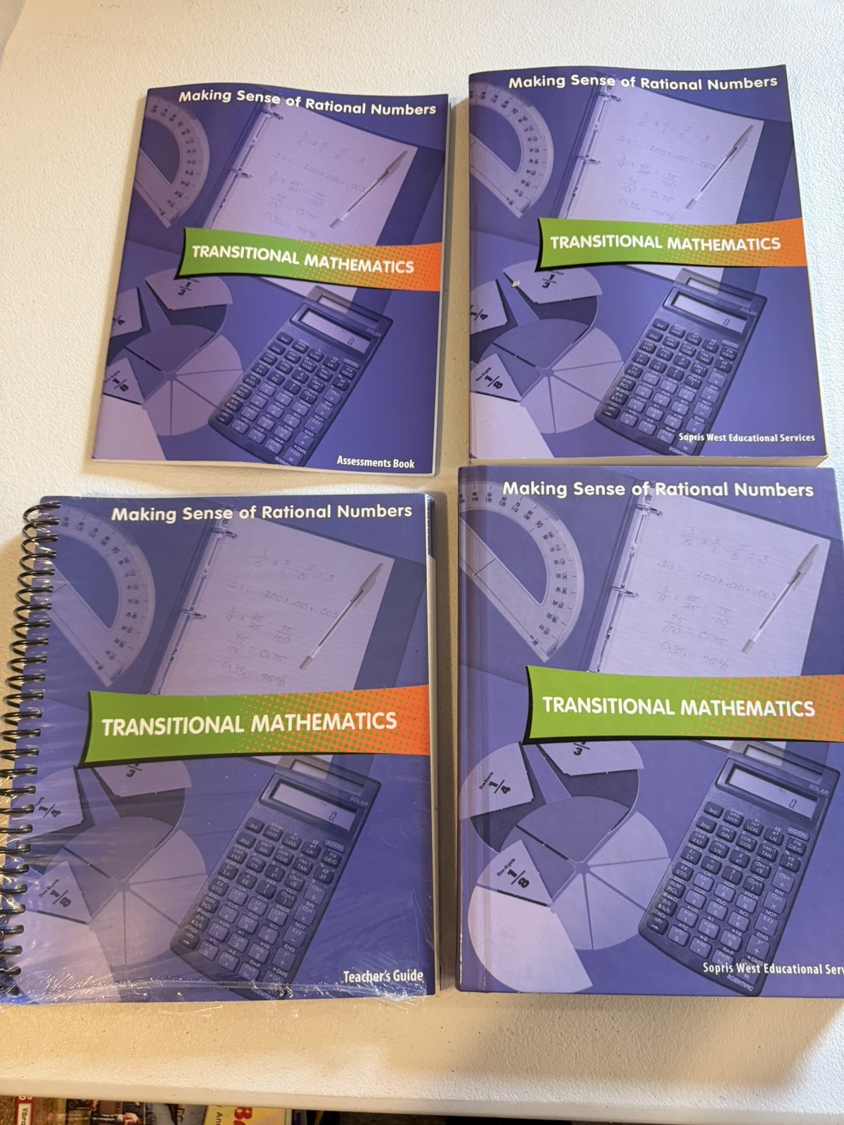 Transitional Mathematics Making Sense of Rational Numbers Sopris West Set4 Books