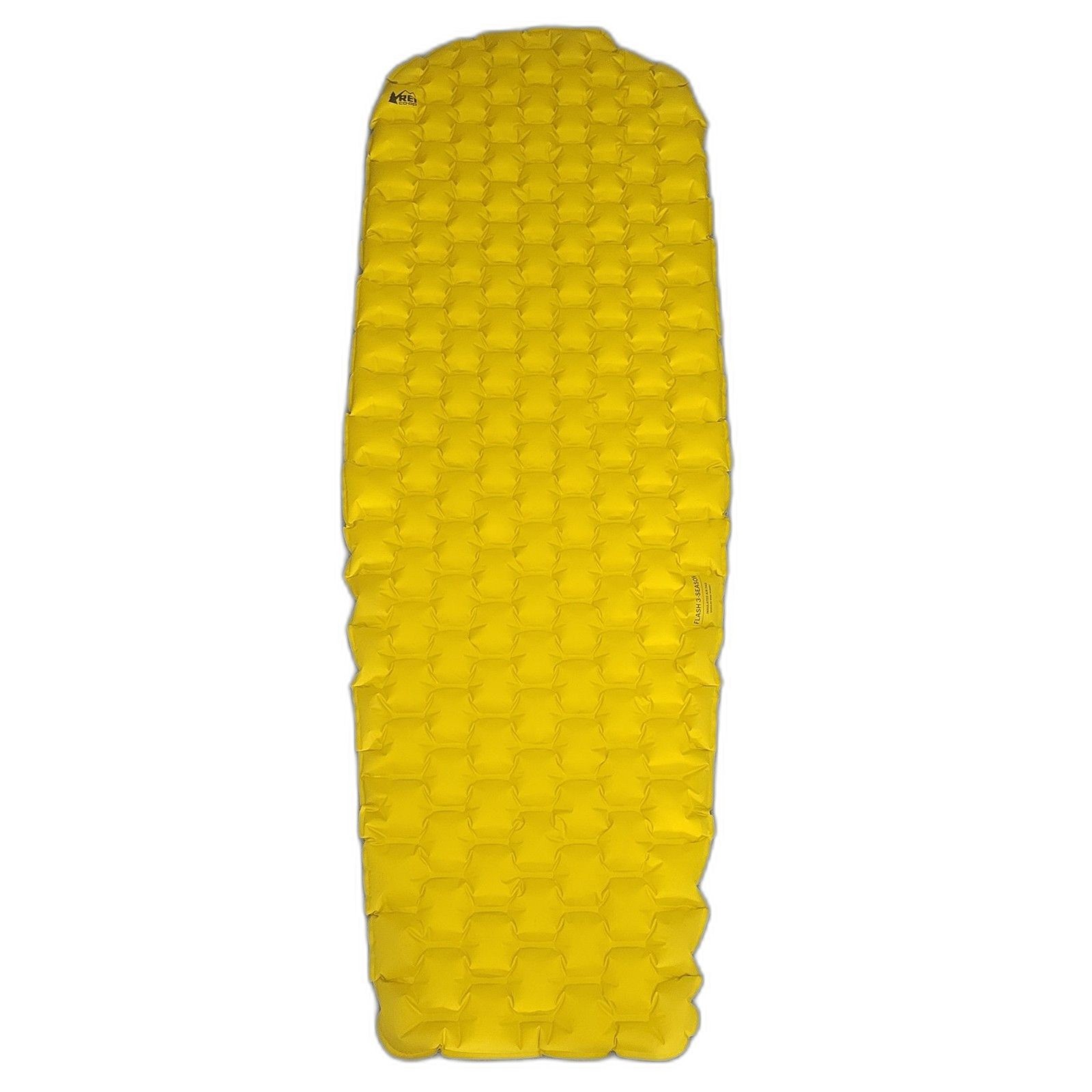 REI Co-op Flash 3 Season Insulated Air Pad Regular Wide Mummy Yellow No Bag