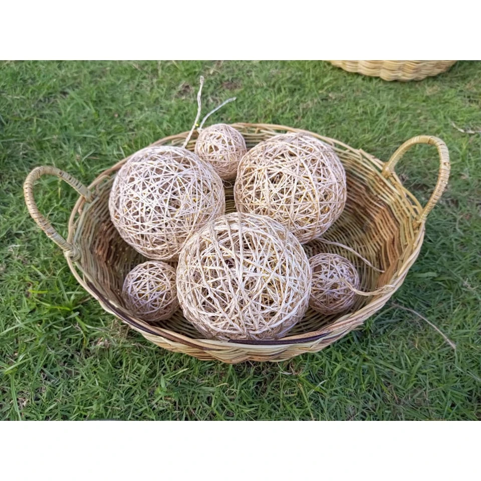 Rattan Nito Fruit Tray Basket