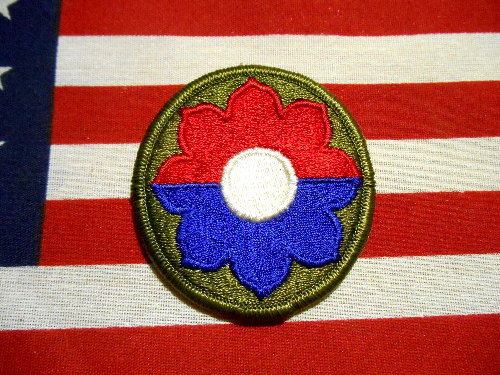 9TH INFANTRY DIVISION COLOR SSI PATCH VIETNAM ERA