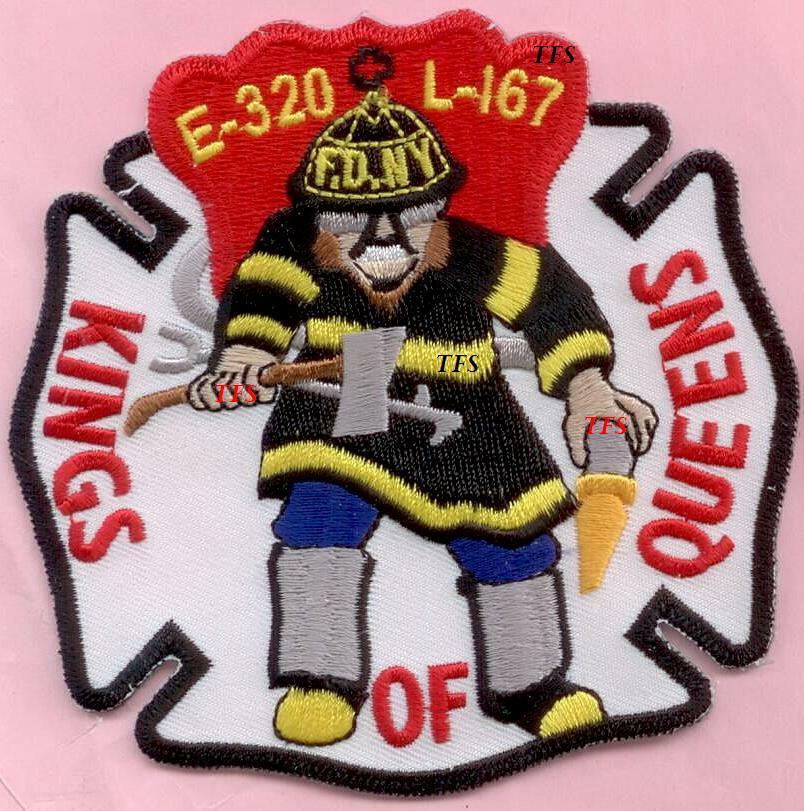 New York City Fire Dept Engine 320 Ladder 167 Patch King Of Queens