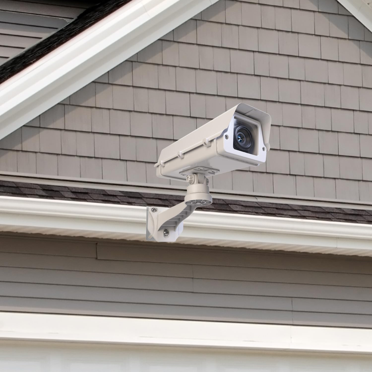 Stainless Steel Gutter Mount Bracket Solar Security Camera Eufy Reolink Tapo