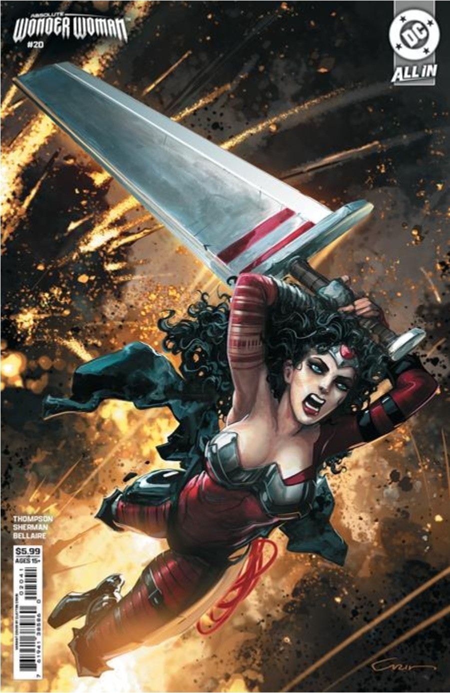 Absolute Wonder Woman #20 Cvr D Clayton Crain Pre-Sale 5/27