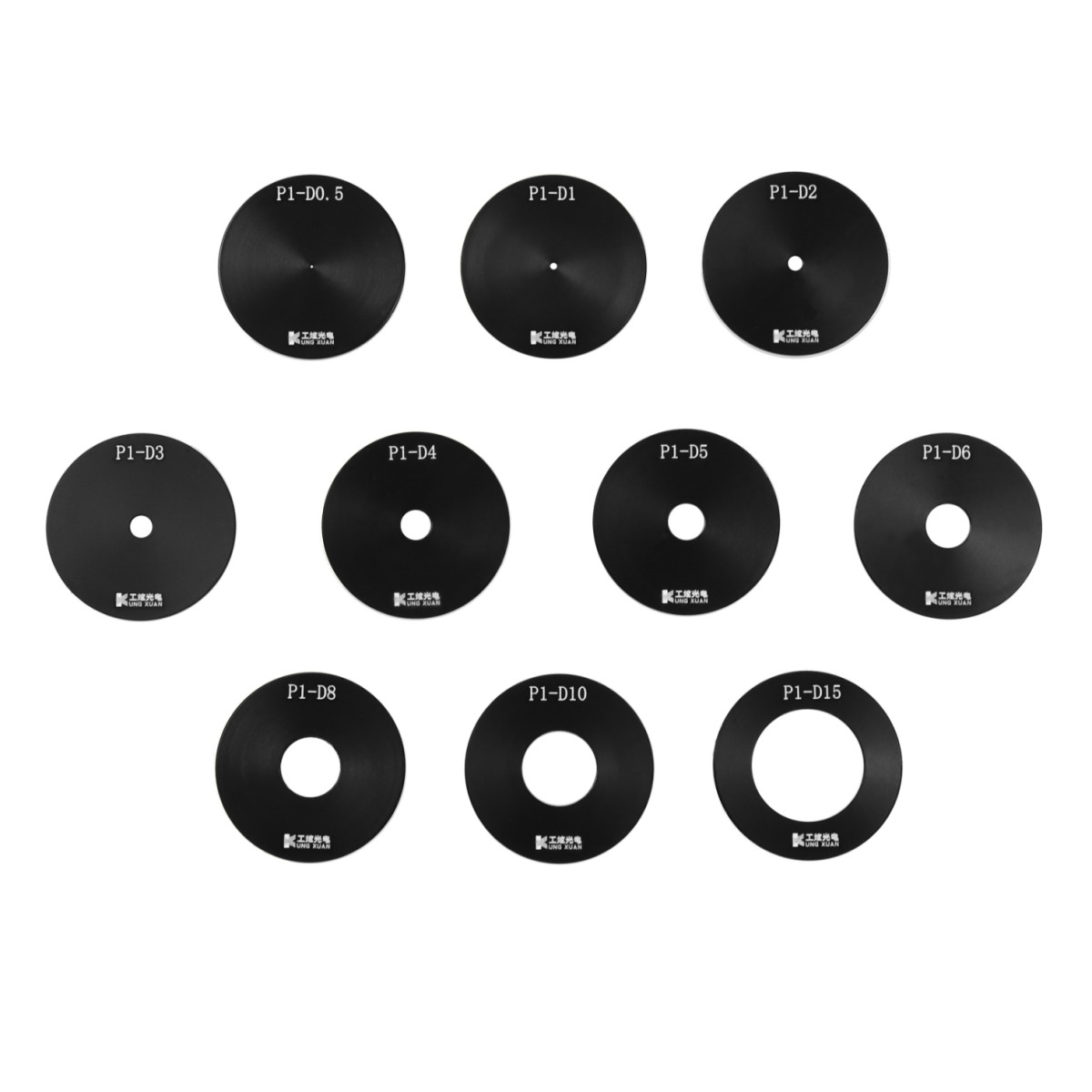 Outer Diameter 25.4mm Small Hole Aperture Reduce Stray Light 0.5-15mm Aperture