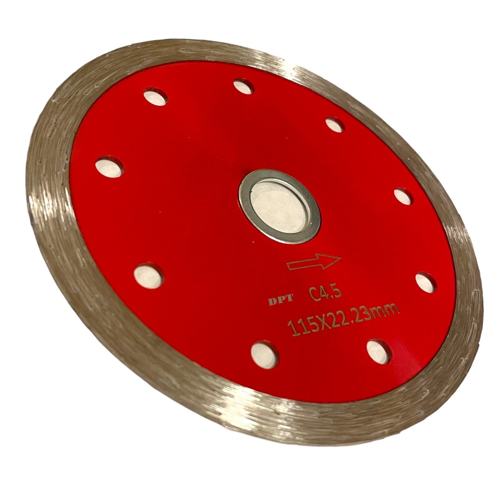 3 Pack 4.5" Diamond Tile Saw Blade Continuous Rim for Cut Tile Brick Porcelain