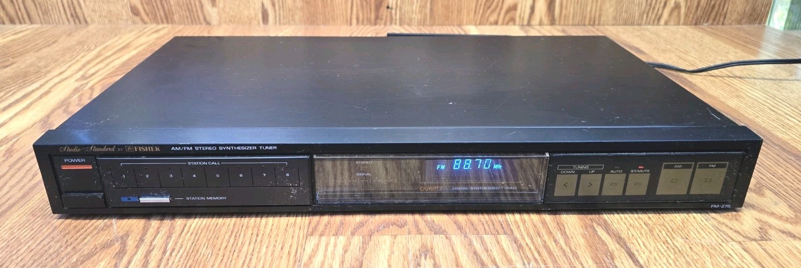 Vintage Studio Standard by Fisher AM/FM Stereo Synthesizer Tuner Model FM-275 VG