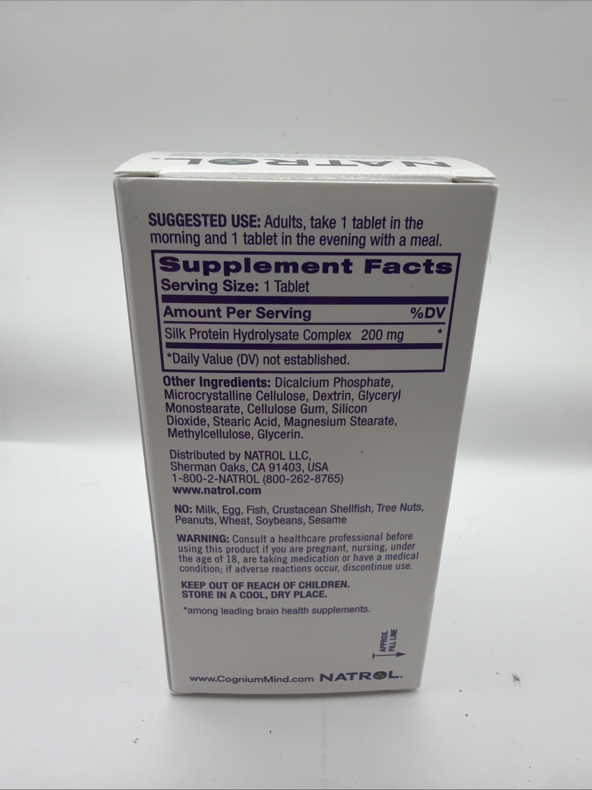 60 tablets COGNIUM Memory, EXTRA STRENGTH Natrol, Brain Health EXP.05/27