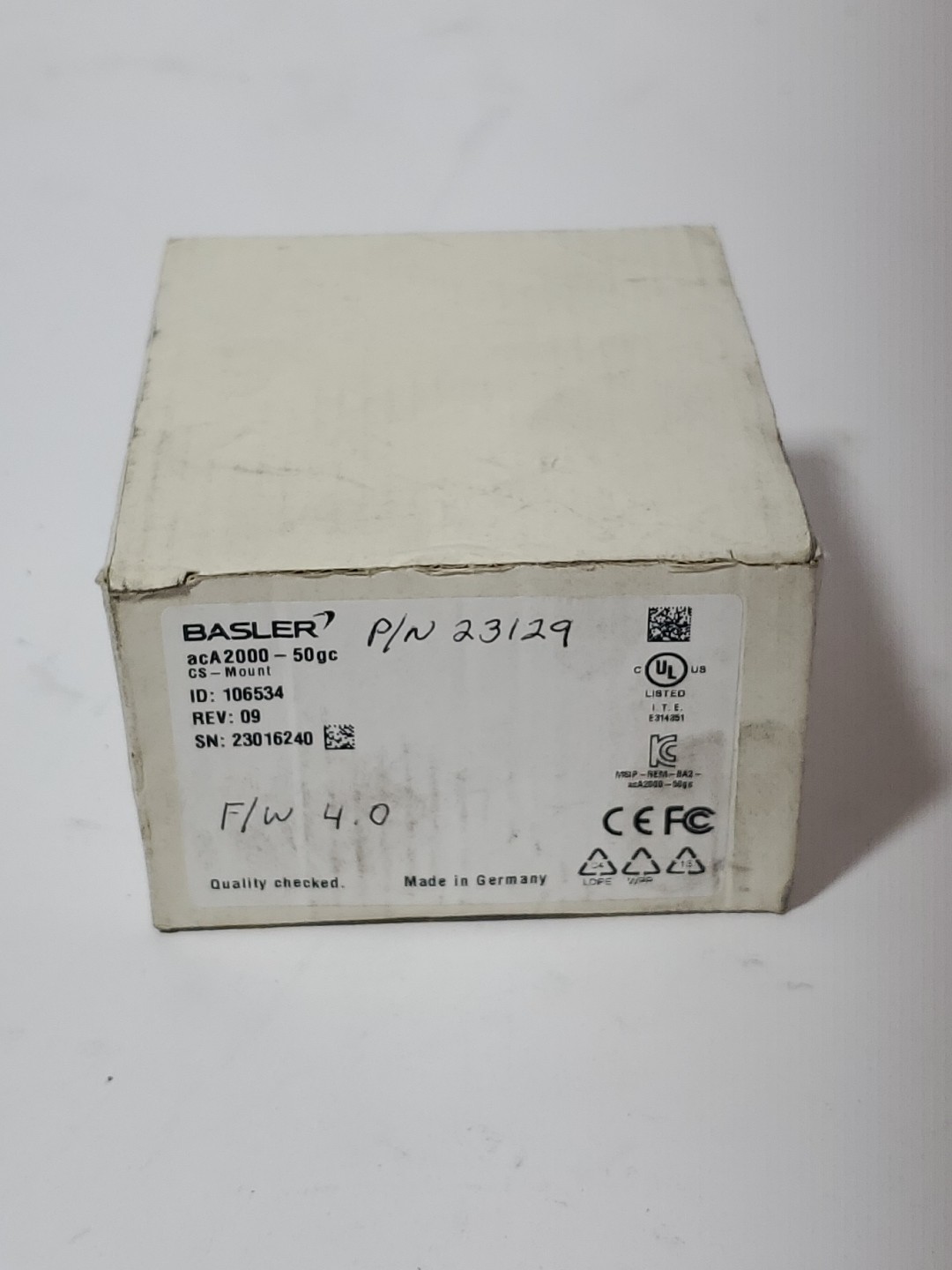 Basler acA2000-50gc Camera