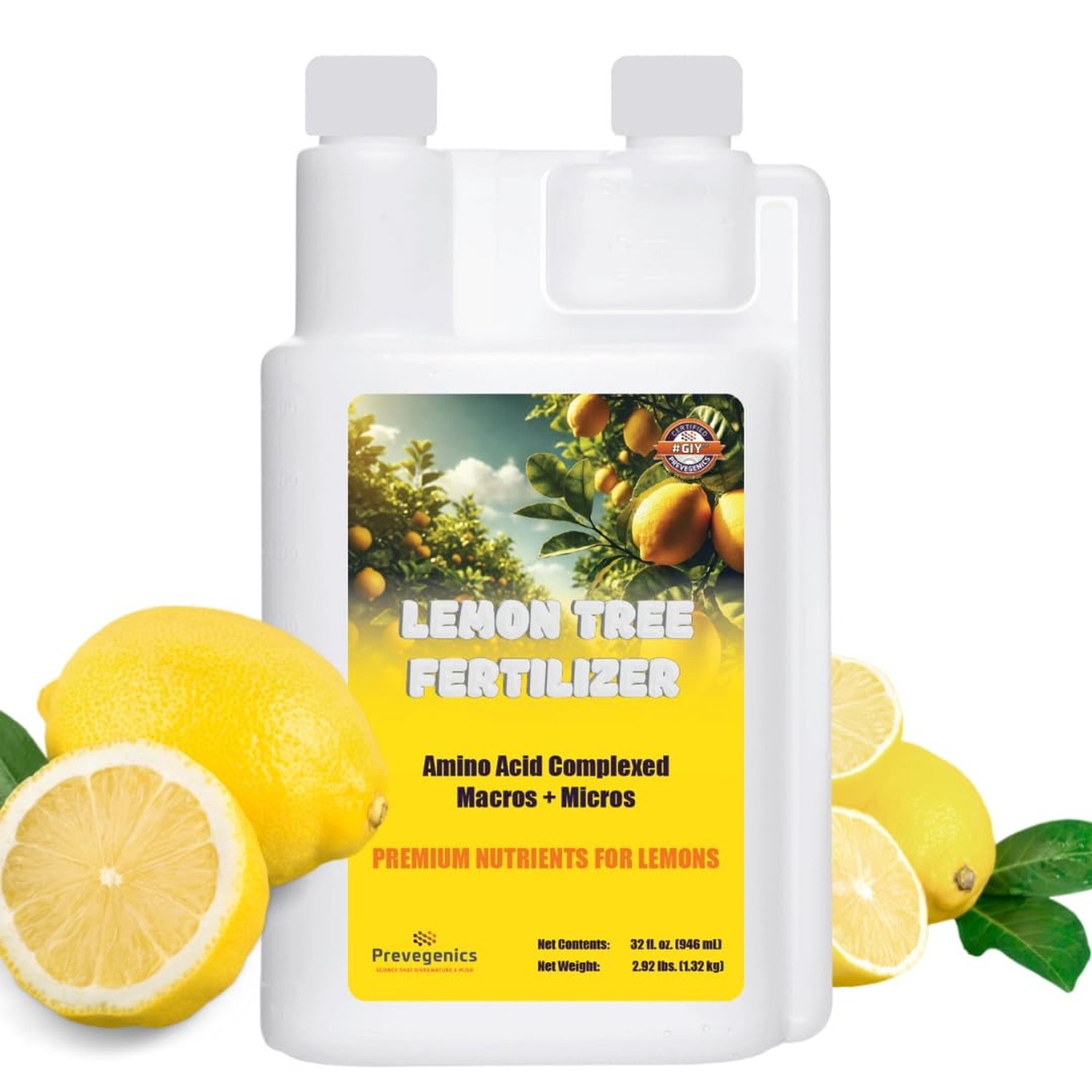 Lemon Tree Fertilizer | (32 fl. oz.) | Easy to Use Liquid Fertilizer for Lemo...