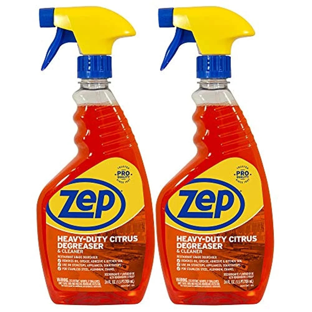 Zep Heavy-Duty Citrus Degreaser and Cleaner - 24 oz (Case of 2) Fast Shipping