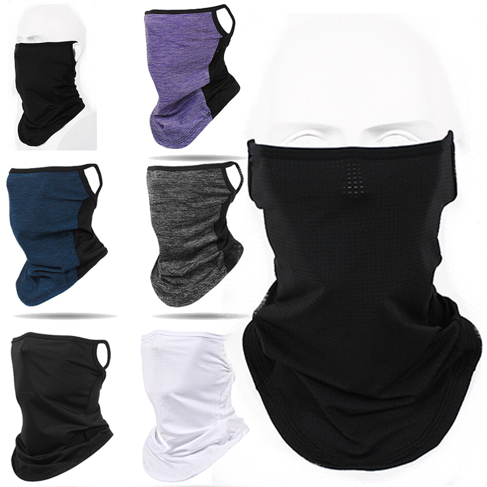 Triangle Bandana Face Tube Scarf Neck Gaiter Cover Windproof Cycling Women Men