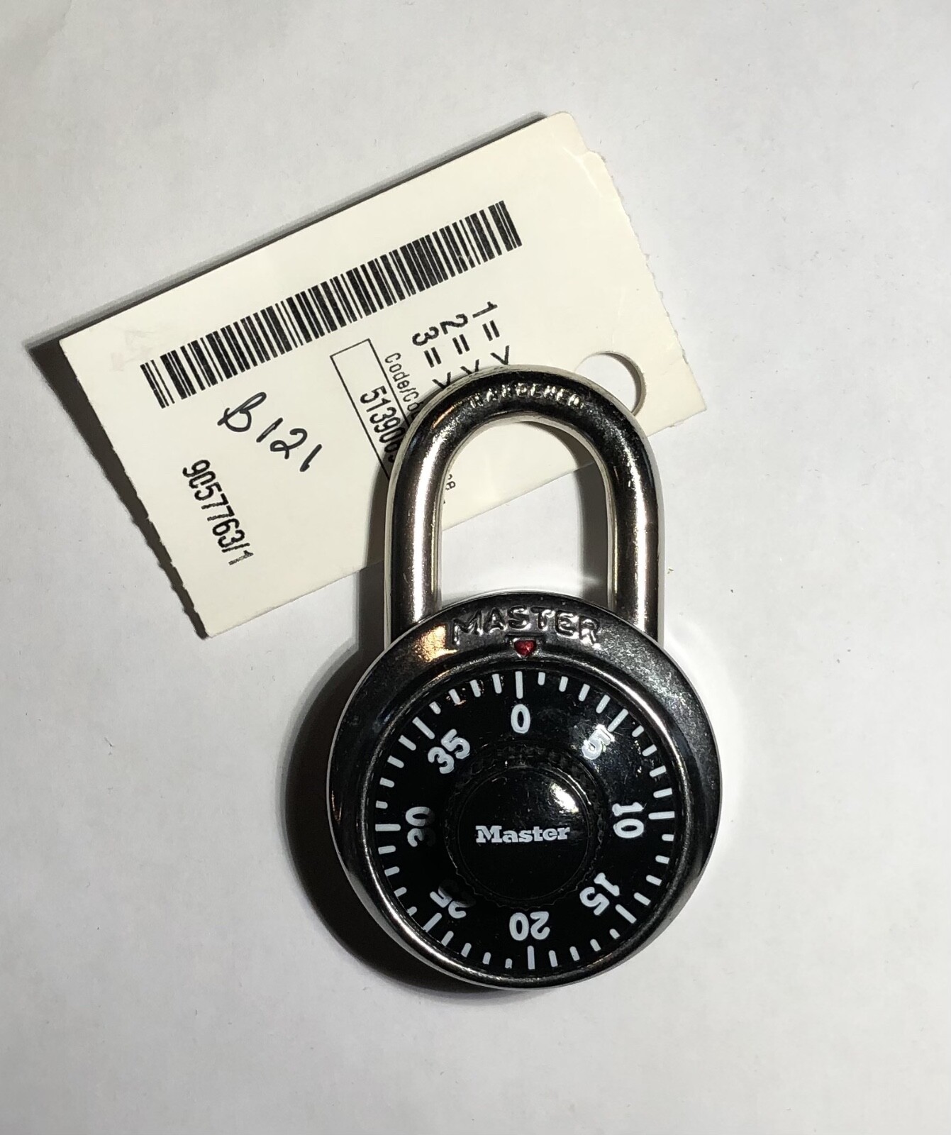 Master Lock Combination Lock Padlock 1525 Black Guard V30