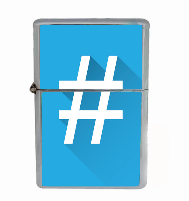 Hashtag Rs1 Flip Top Oil Lighter Wind Resistant