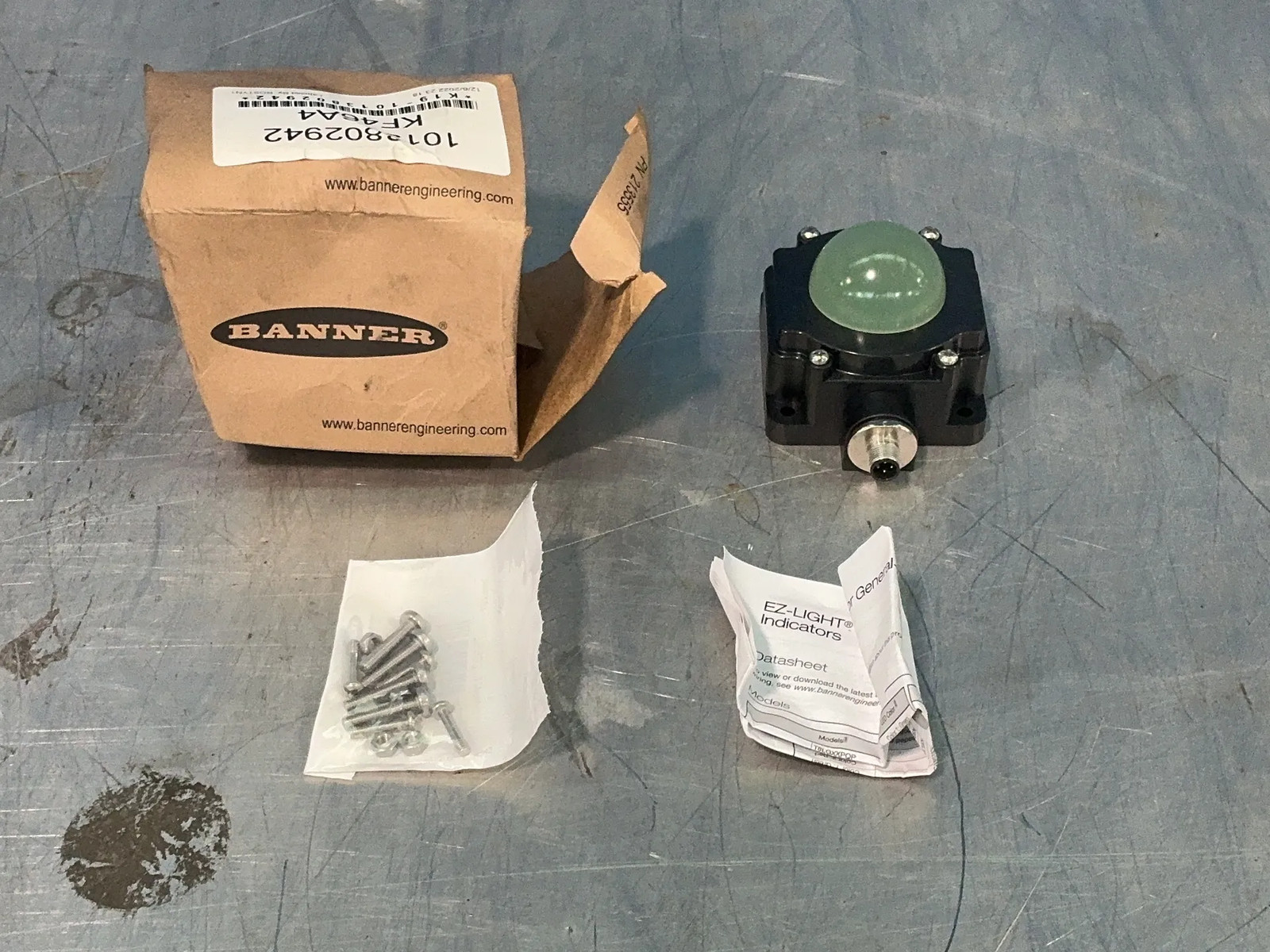 BANNER FLAT MOUNT DOMED INDICATOR K80LGXXPQ