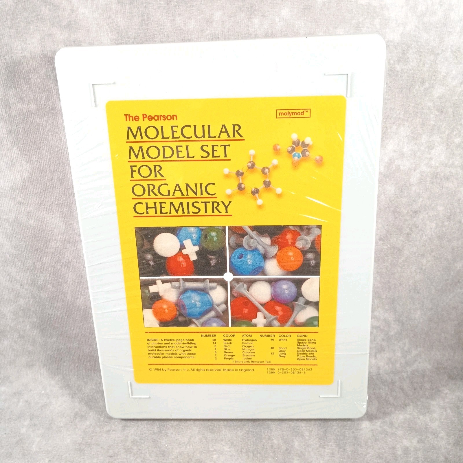The Pearson Molecular Model Set For Organic Chemistry SEALED 1984