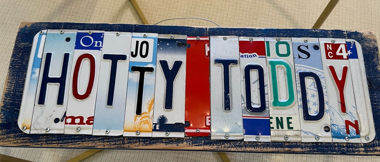 OLE MISS Hotty Toddy Wall Art Artist Made Mixed Media On Board