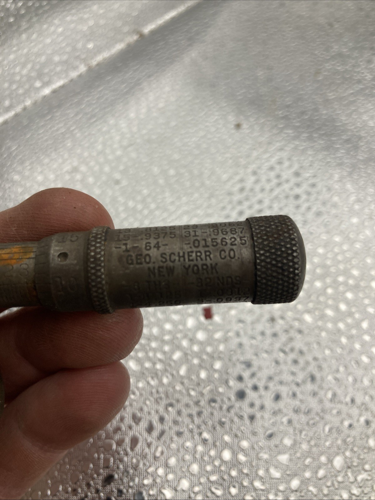 Vintage George Scherr Precision Micrometer tool