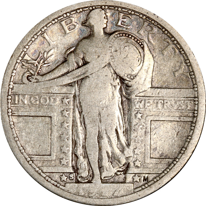 1917-S Type 1 Standing Liberty Quarter
