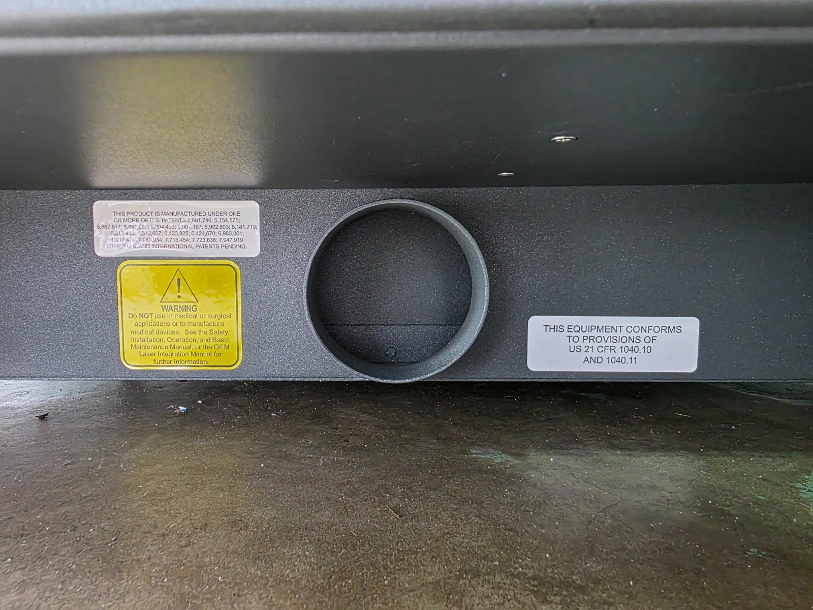 Universal Laser Systems VLS230dt Engraving 12" x 24" honeycomb Bed.