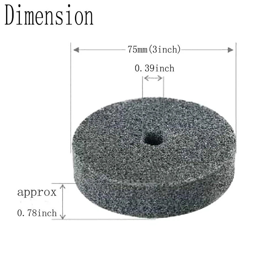 8 Pcs 3 Inch Fiber Buffing Wheel Deburring Wheels for Bench Buffer Grinder