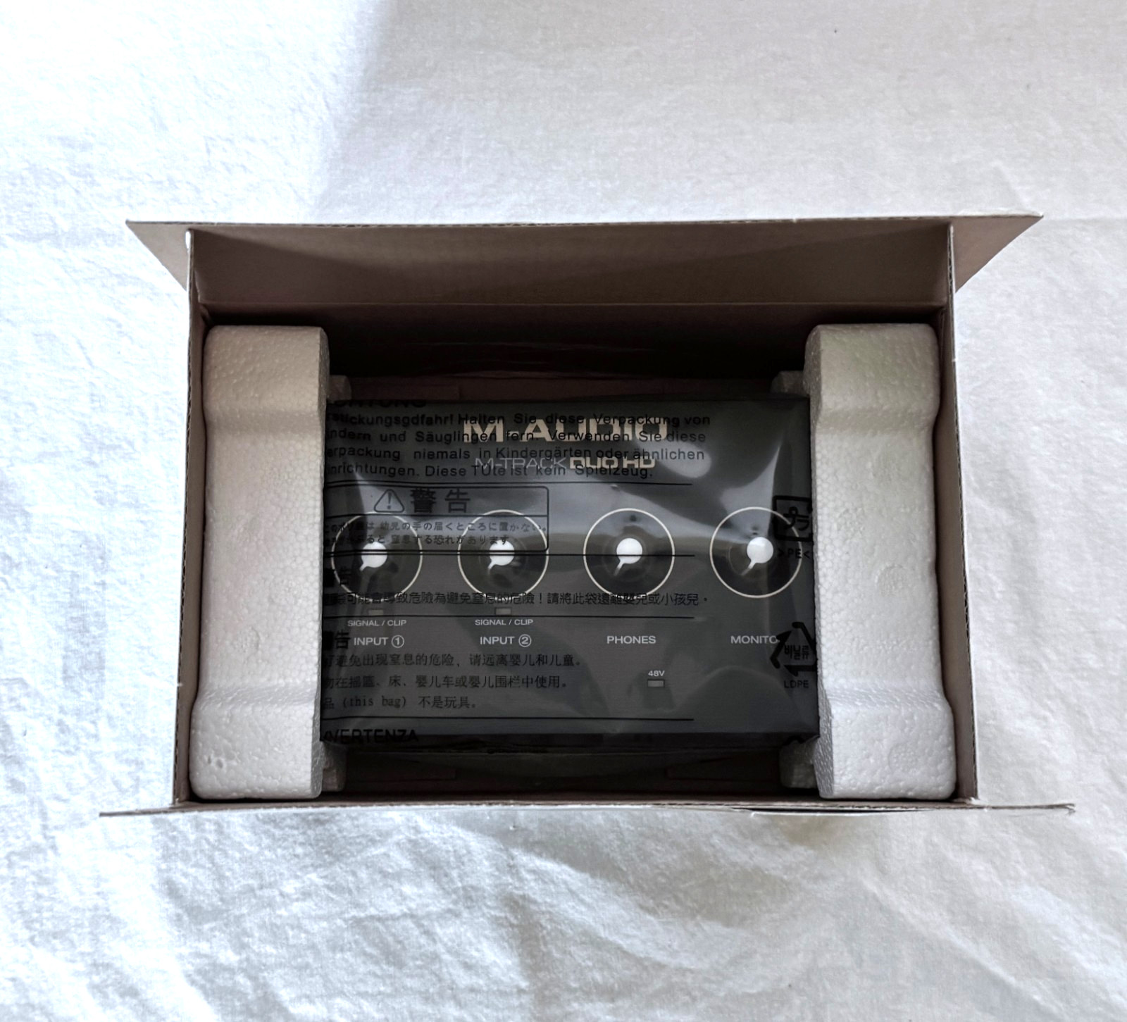 M-Audio M-Track Duo HD USB-C Audio Interface 24-Bit 192kHz 2-Input New Open Box