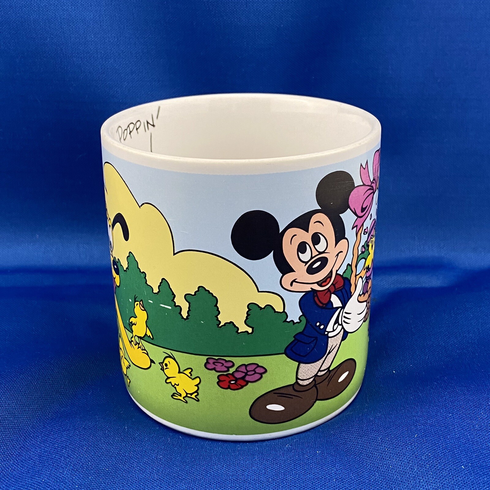 Walt Disney Mugs Mickey Mouse Minnie Mouse Easter mug "Easter's poppin' out"