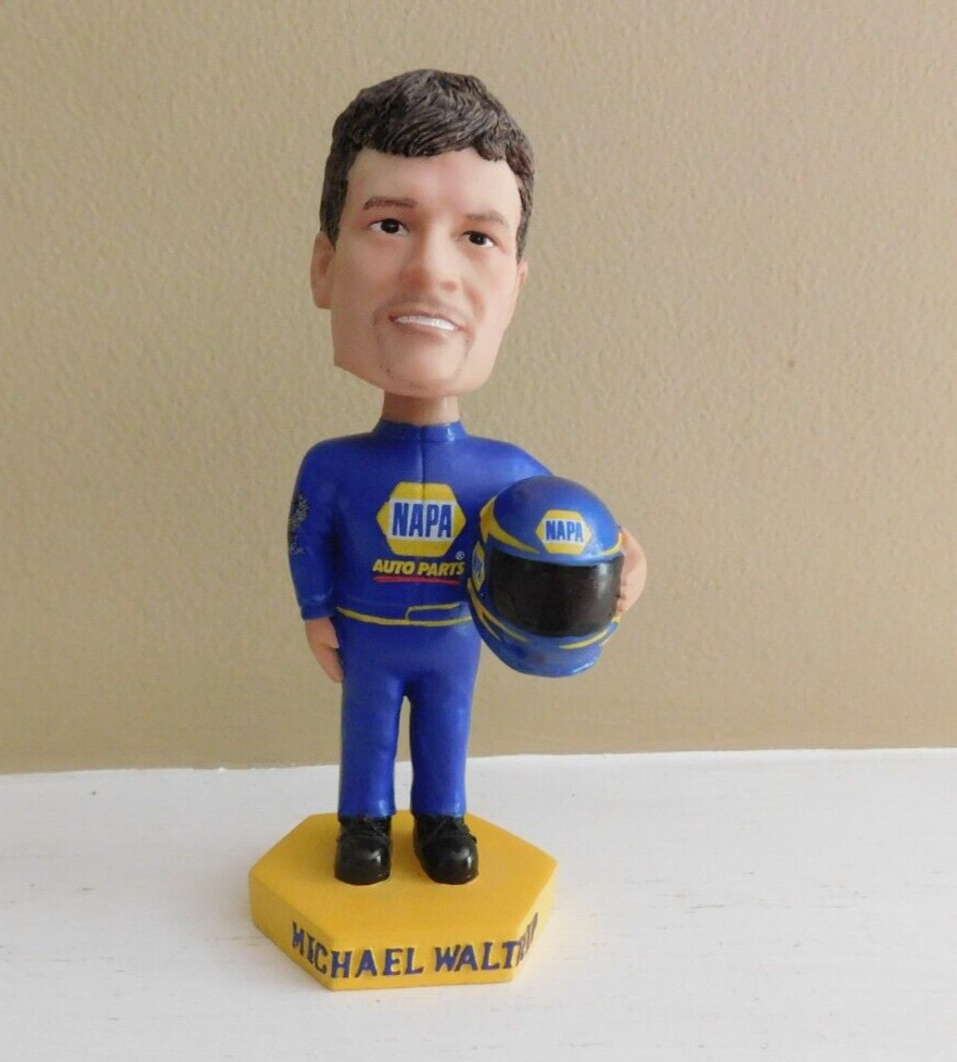 Michael Waltrip Nascar Figure 7'' Bobble Head Bobble Dobbles