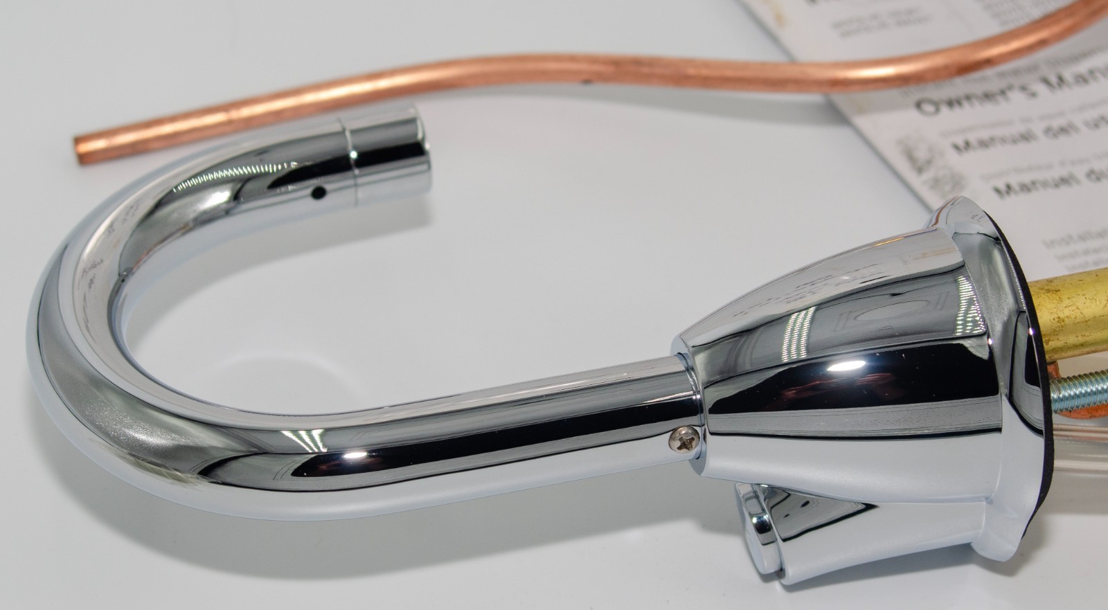 InSinkErator Instant Hot Invite Hot100 Push Button Faucet in Chrome