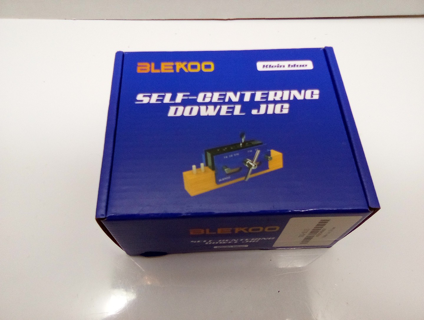 BLEKOO Klein Blue SELF-CENTERING DOWEL JIG New Factory Sealed