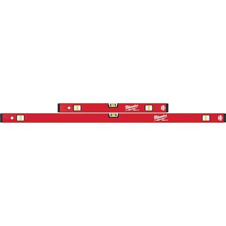 Milwaukee Tool Mlcms48 24" / 48" Redstick Compact Box Level Set