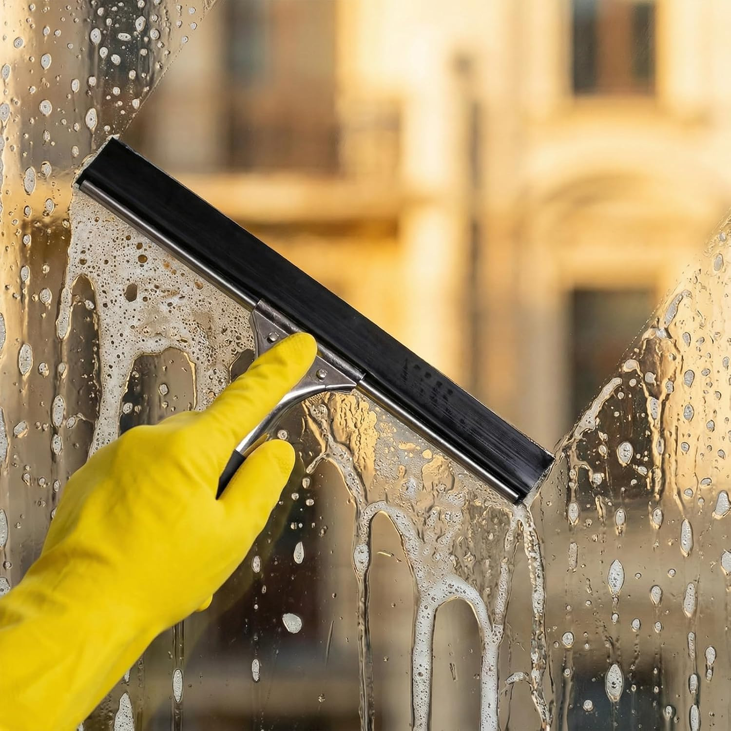 Professional Cut-to-Size Replacement Rubber Squeegee Blade, 41" Household Squeeg