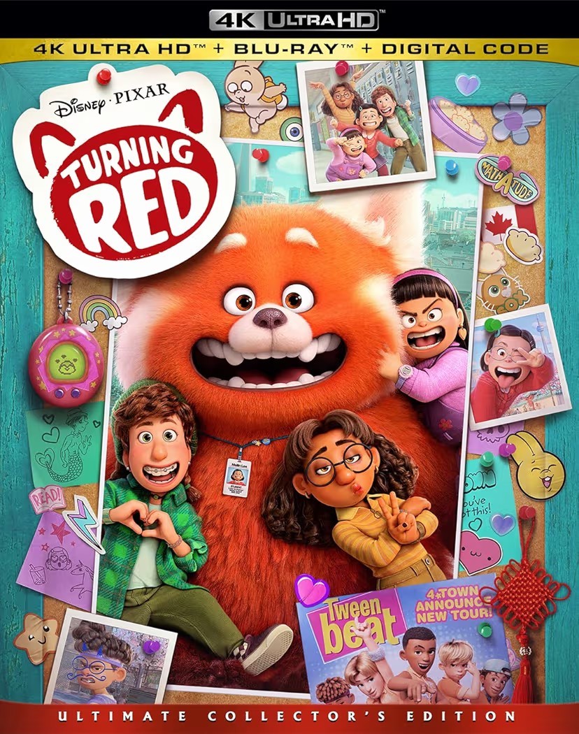 Disney - Pixar Turning Red (Ultra HD, 2022) FACTORY SEALED! FREE SHIPPING!