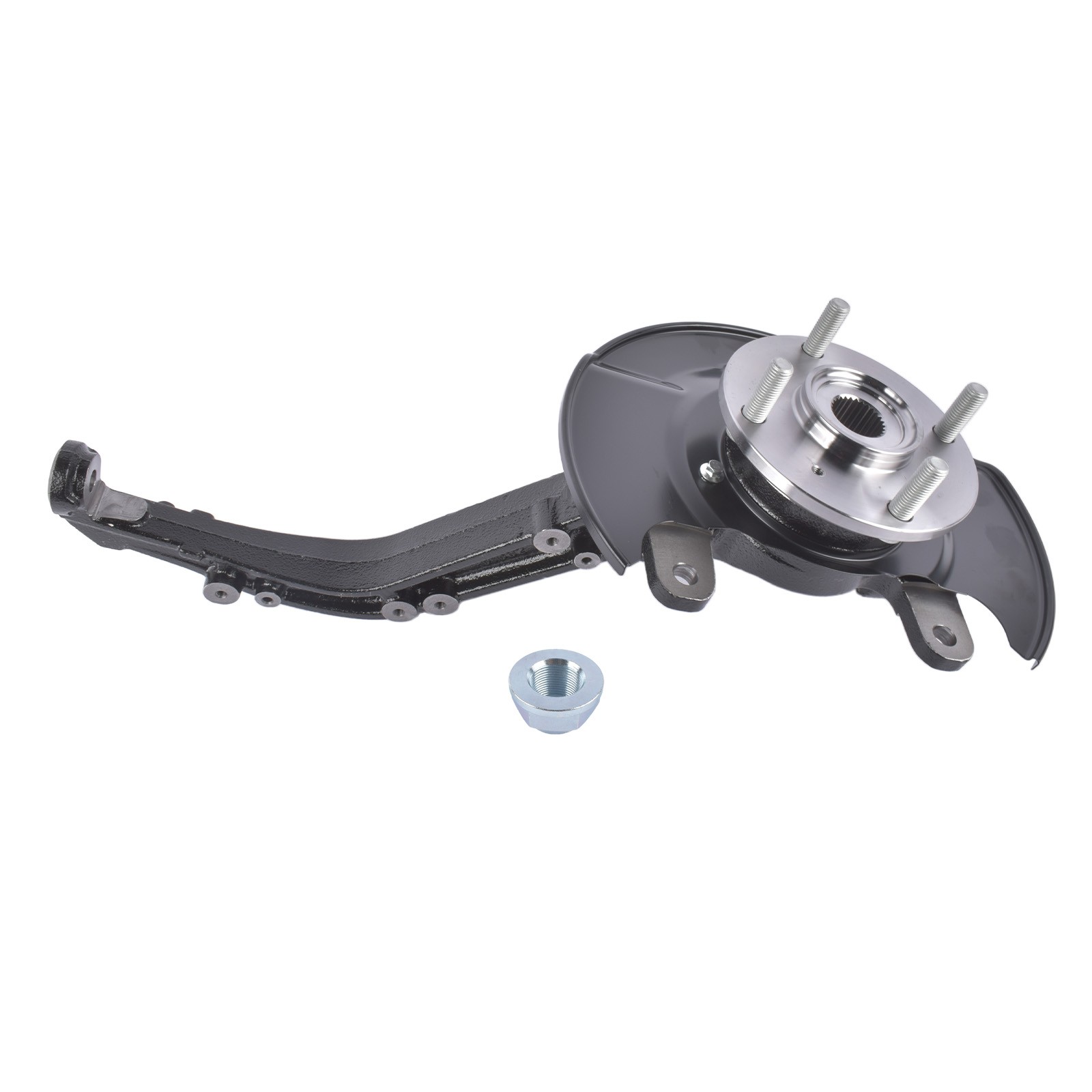 Front Left Steering Knuckle Assembly for Honda Accord 1998-02 L4 2.3L 4-Stud Hub