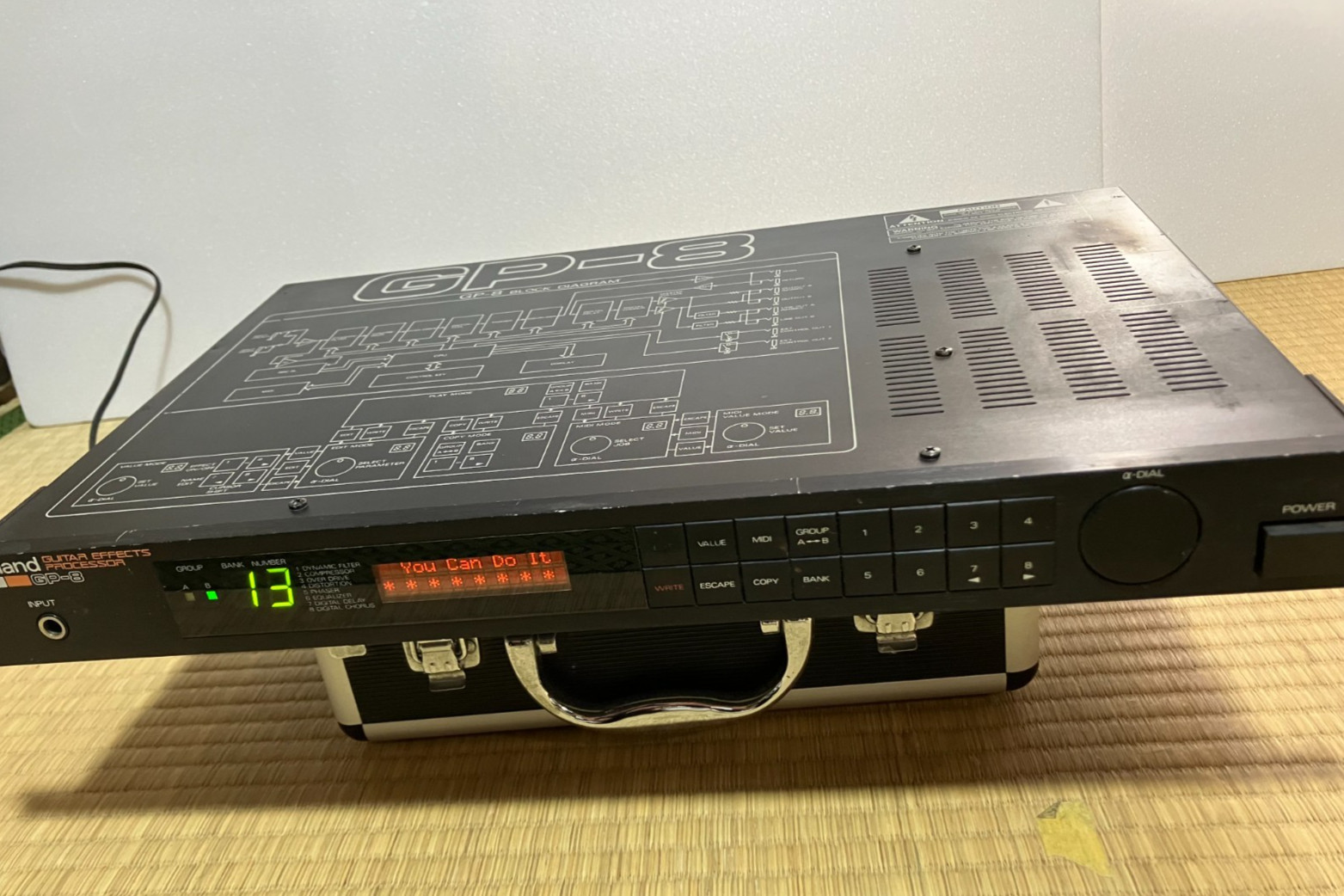 Roland GP-8 Guitar Effects Processor Multi Effector Rack Unit Used