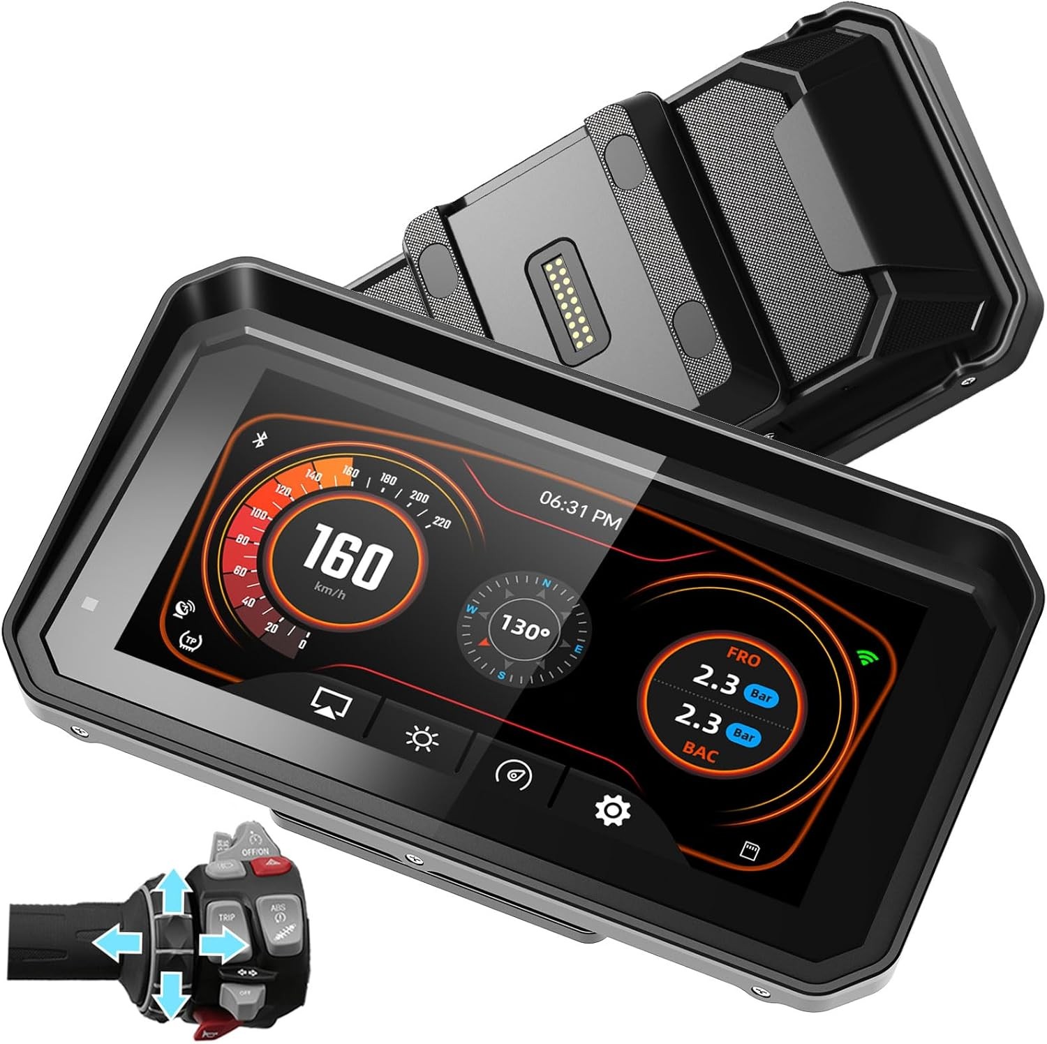 6" BMW Motorcycle CarPlay Android Auto IP67 Waterproof GPS Navigation Bluetooth