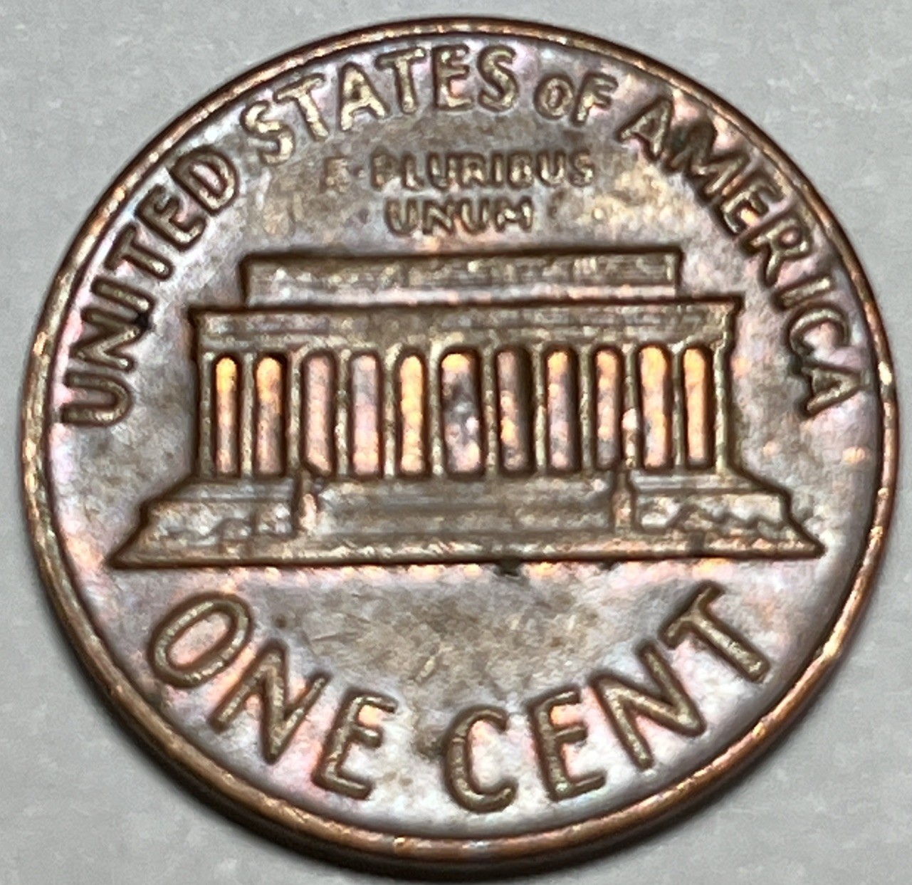 1971 D Lincoln Penny Errors Weak Strike DDR No FG Errors